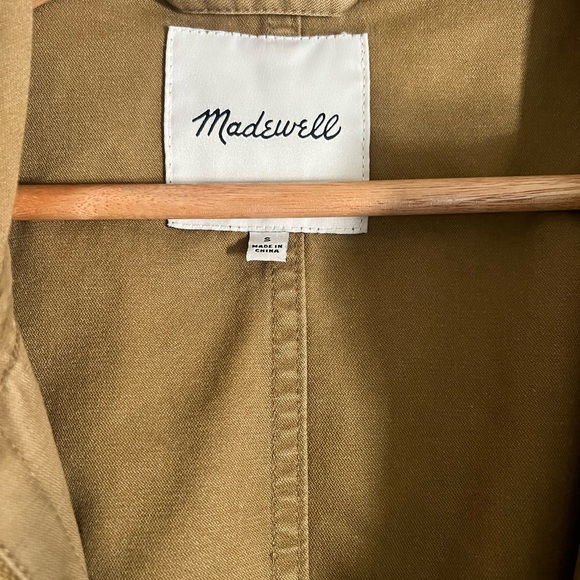 Madewell Khaki Hooded Jacket - Picture 2 of 5